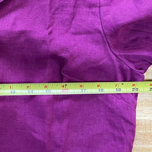 Style & Co. Collection Woman Size 14 Wine/Burgundy 3/4 Sleeve Shirt - Picture 4 of 4